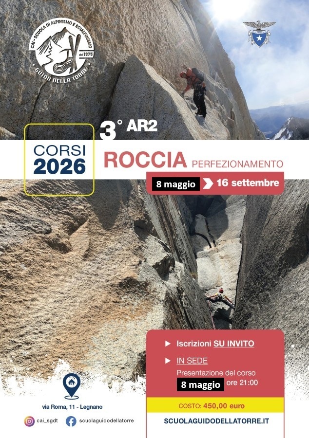 2026 - 3° Corso di Roccia di Perfezionamento (AR2)