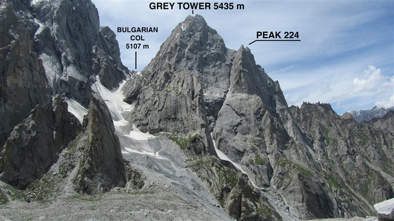 BULGARIAN COL - GREY TOWER - PEAK 224