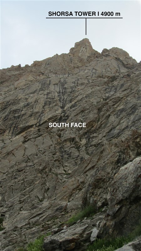 SHORSA TOWER I SOUTH FACE