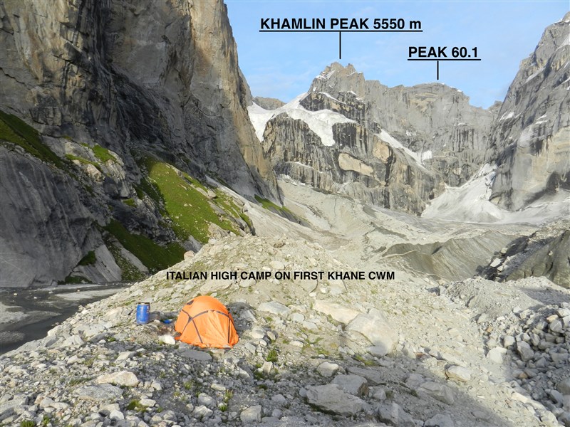 ITALIAN HIGH CAMP ON SECOND TERRACE-KHAMLIN-PEAK 60.1