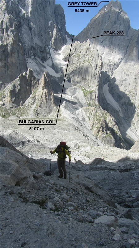 GREY TOWER - BULGARIAN COL - PEAK 223