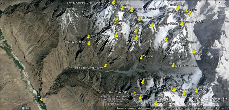 Khane Valley - Google earth