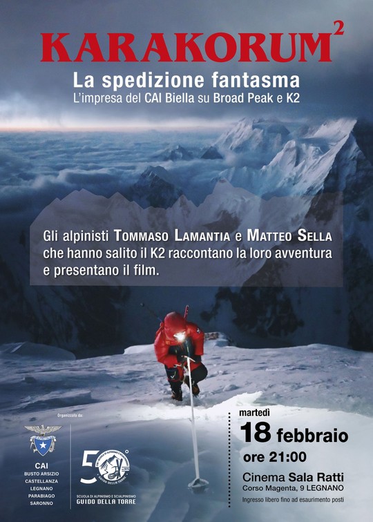 Serata evento: KARAKORUM - La spedizione fantasma